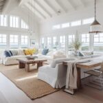 living room in a Hamptons interior style